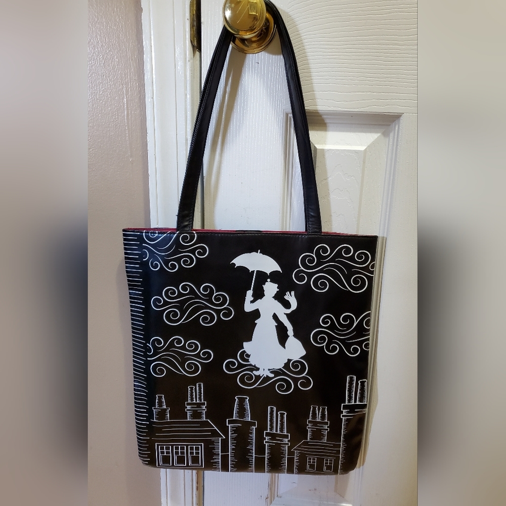 Disney Parks Mary Poppins Practically Perfect in Every Way Tote Bag NWOT